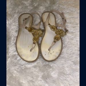 Well worn sandals